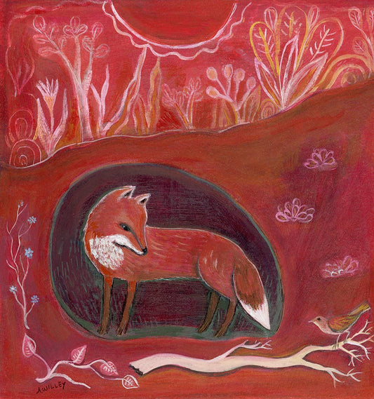 Greeting Card - Fox's Den