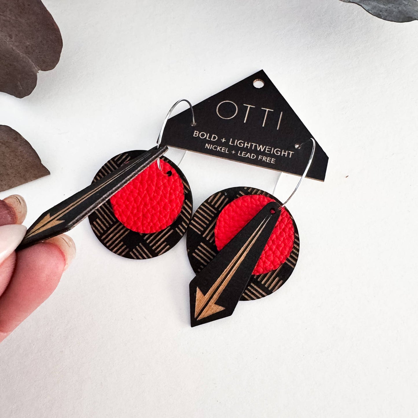 Architectural Leather+Birch Limited Spring: PAPRIKA: Wright Paprika / Basic Silver