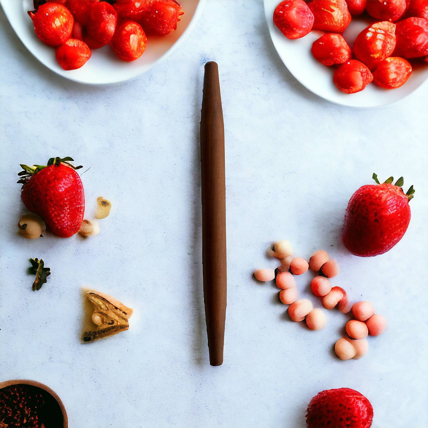 FRENCH ROLLING PIN CHERRY