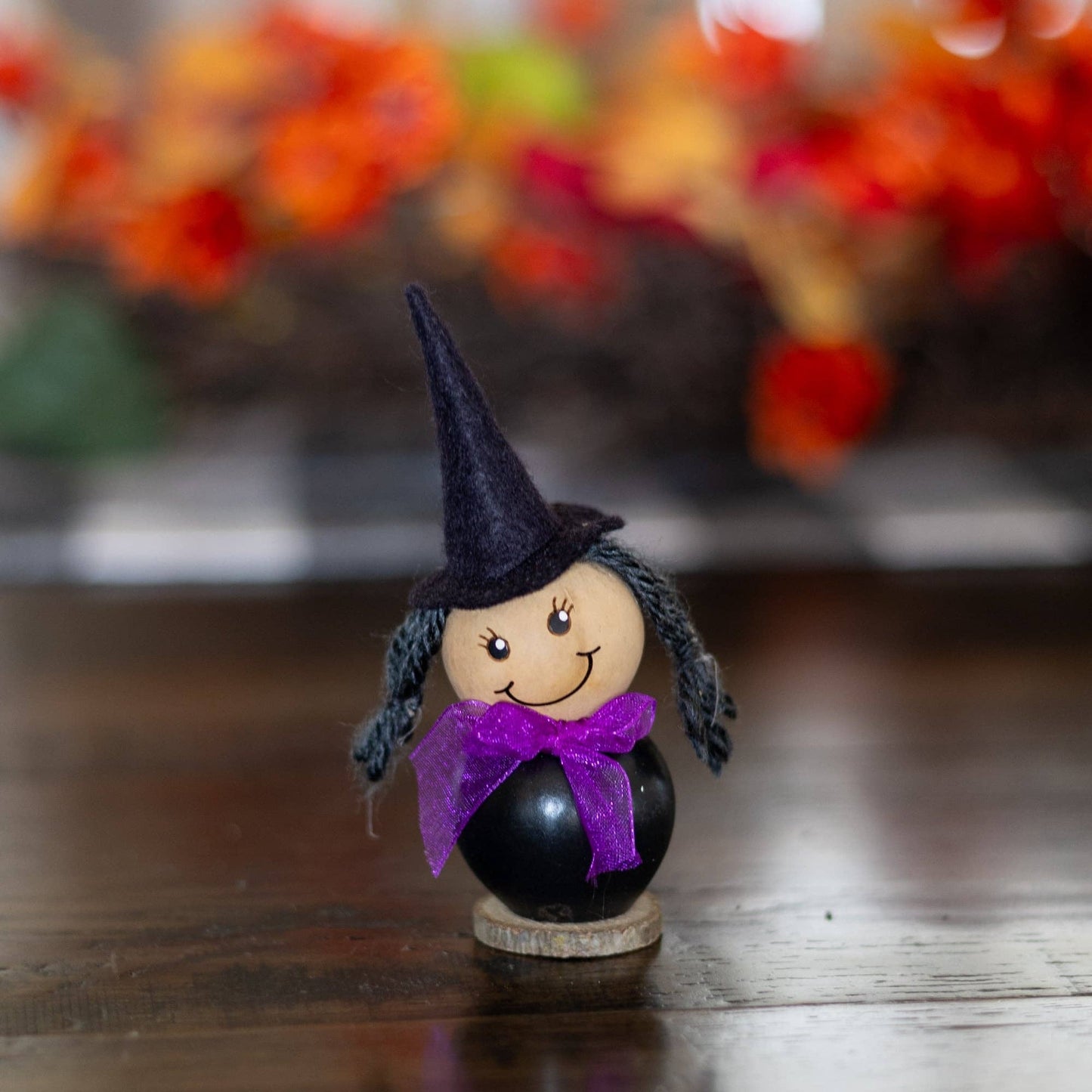 Hand-Crafted Witch Gourd - Lil Cora - Halloween Decor