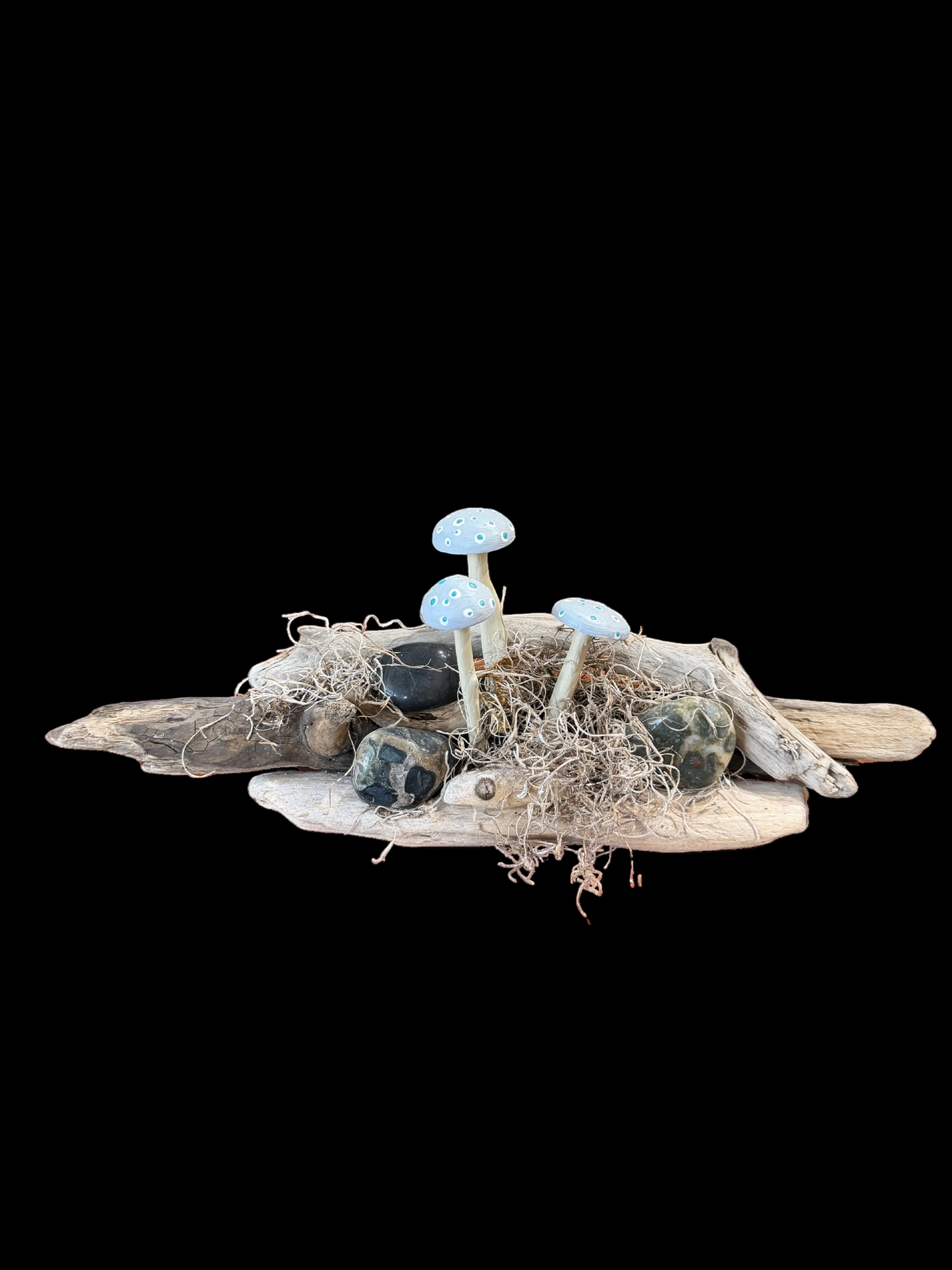Mushroom Shelf Sitter - Gray