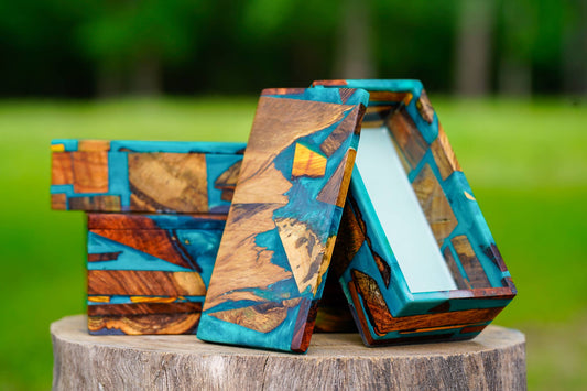 Patchwork Trinket Box: Small