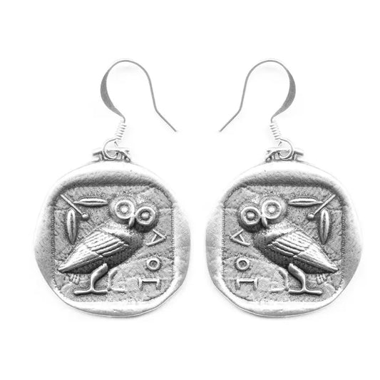 Athena's Owl Earrings