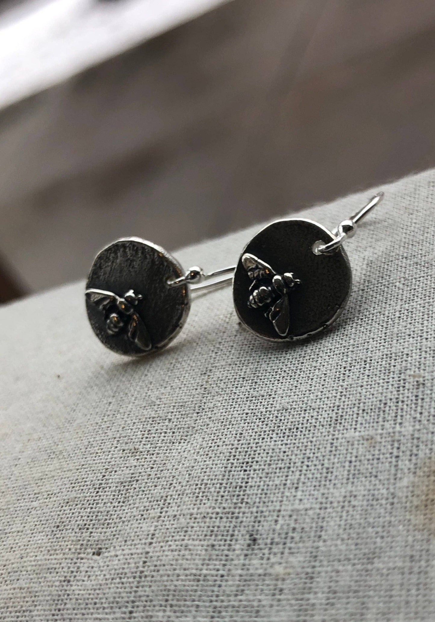 Bee's Knees Earring in Solid Sterling Silver