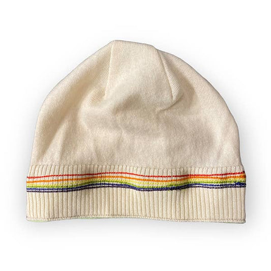 Wool Hat-Rainbow: Cream / One Size Fits Most