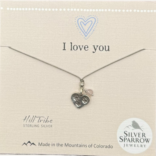 I Love You, Hill Tribe Necklace