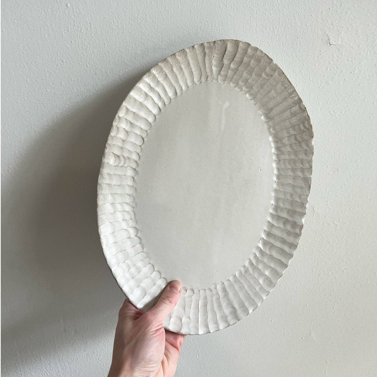 Ribbed Edge Platter - Wide