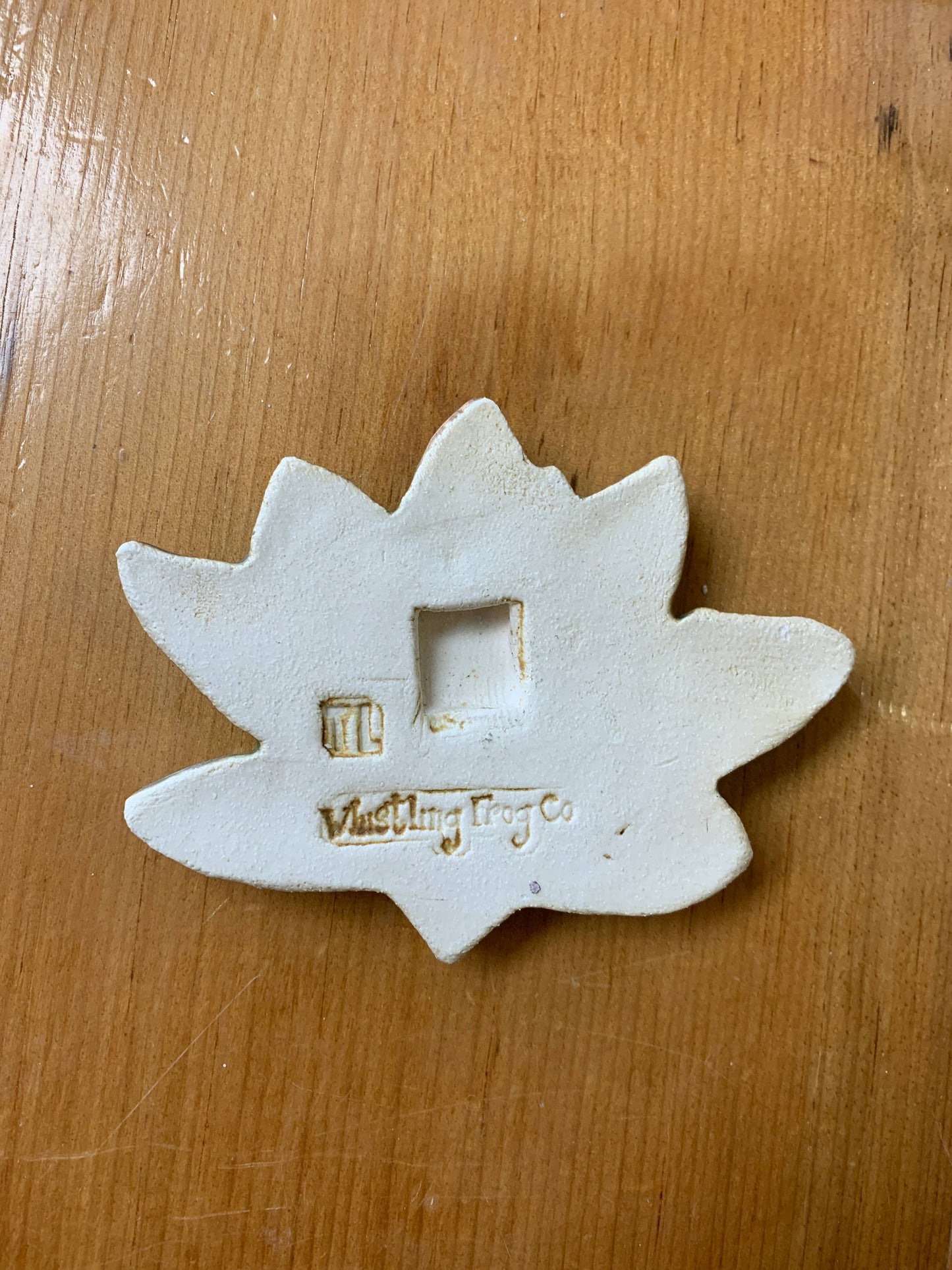 Lotus flower tile, Art tile: Leaf Green