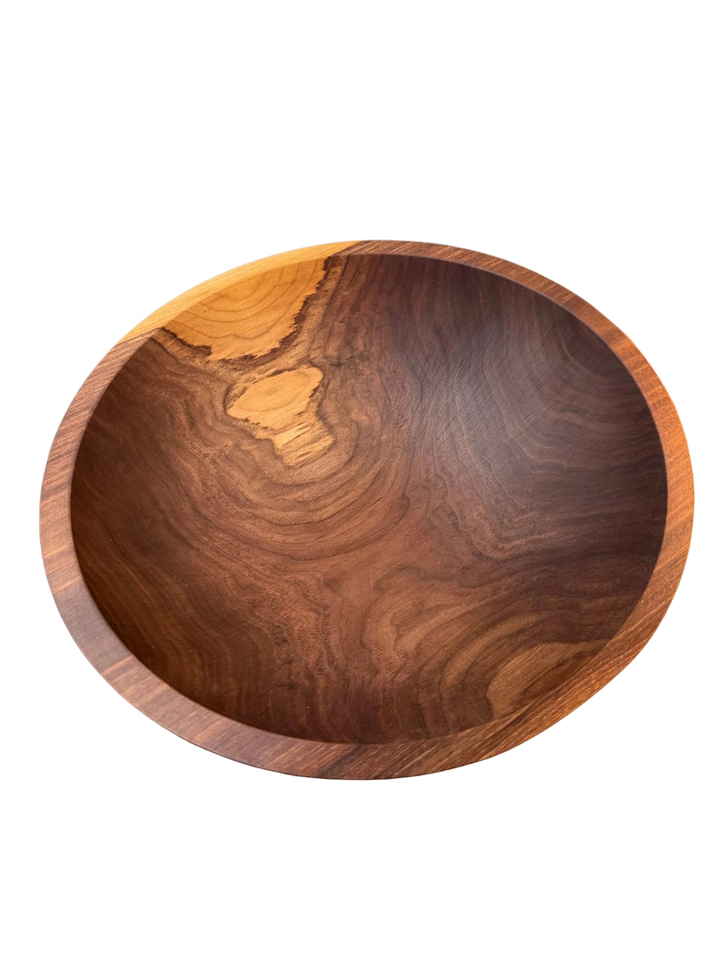 15" Walnut Bowl w/ Bee's Oil Finish