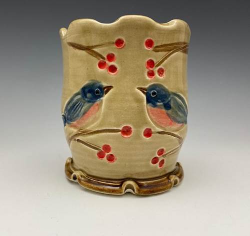 Bluebird Tumbler/Vase