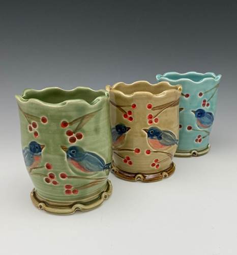 Bluebird Tumbler/Vase