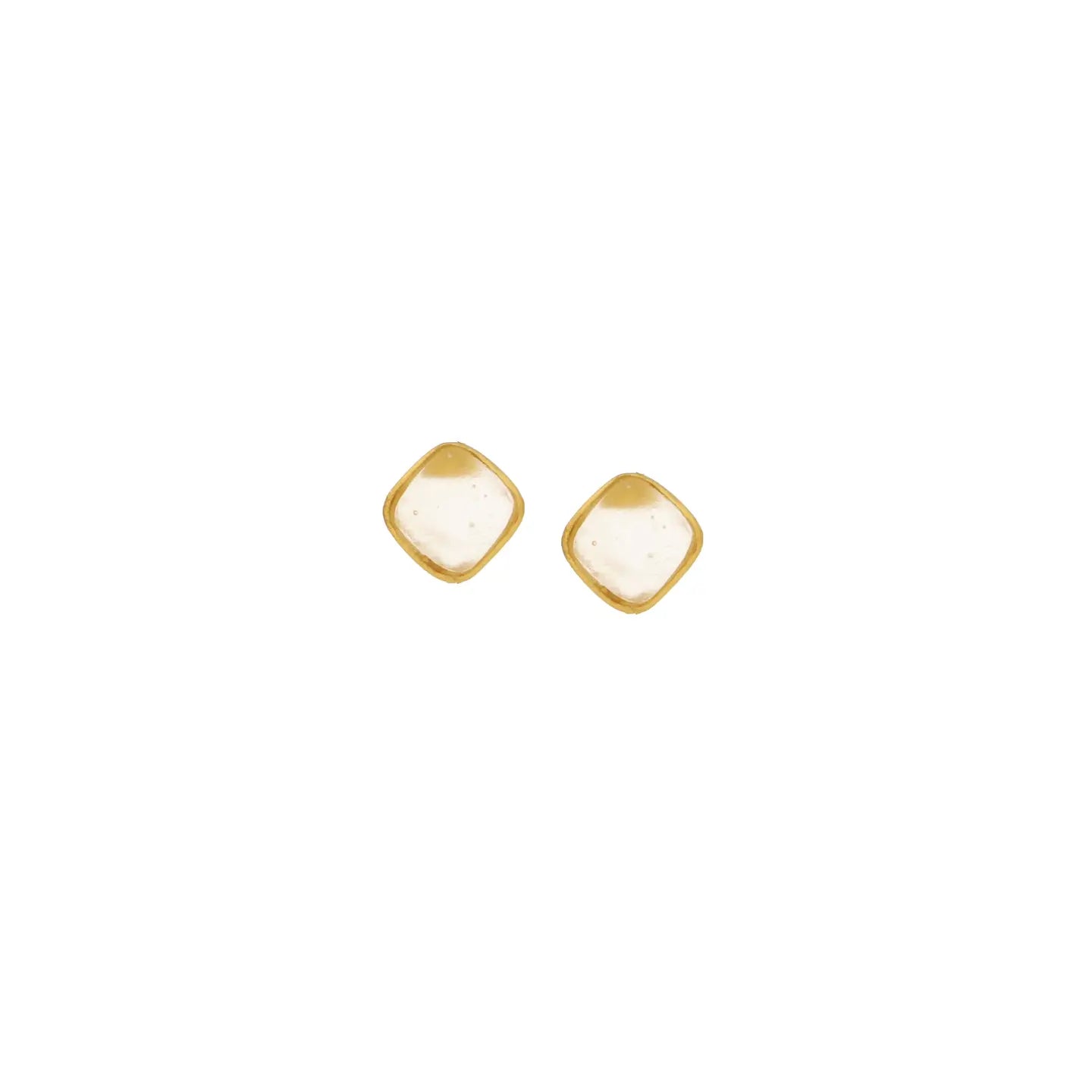 Bubble Diamond Post Earrings