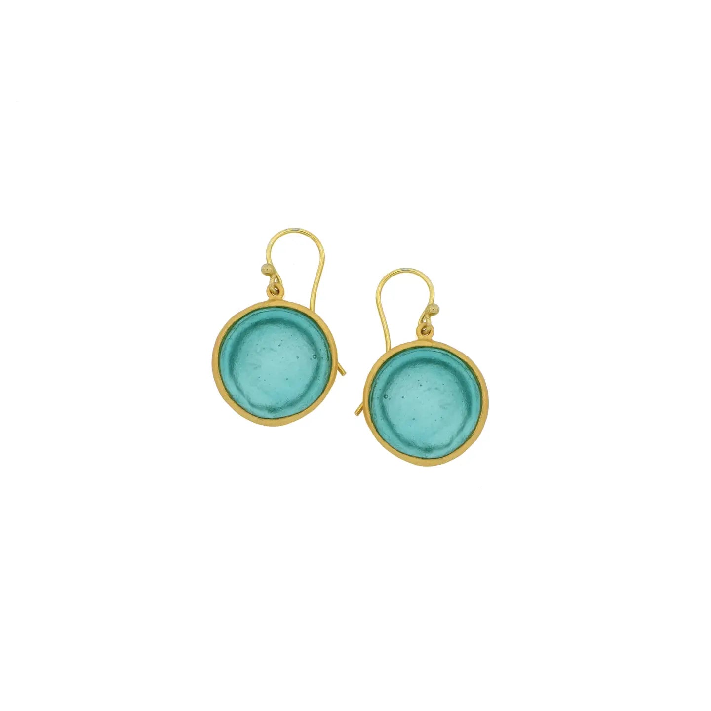 Bubble Drop Earrings - Teal