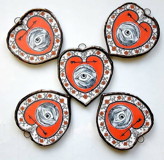 The Lover's Eye  | Ornament | Glass | Heart