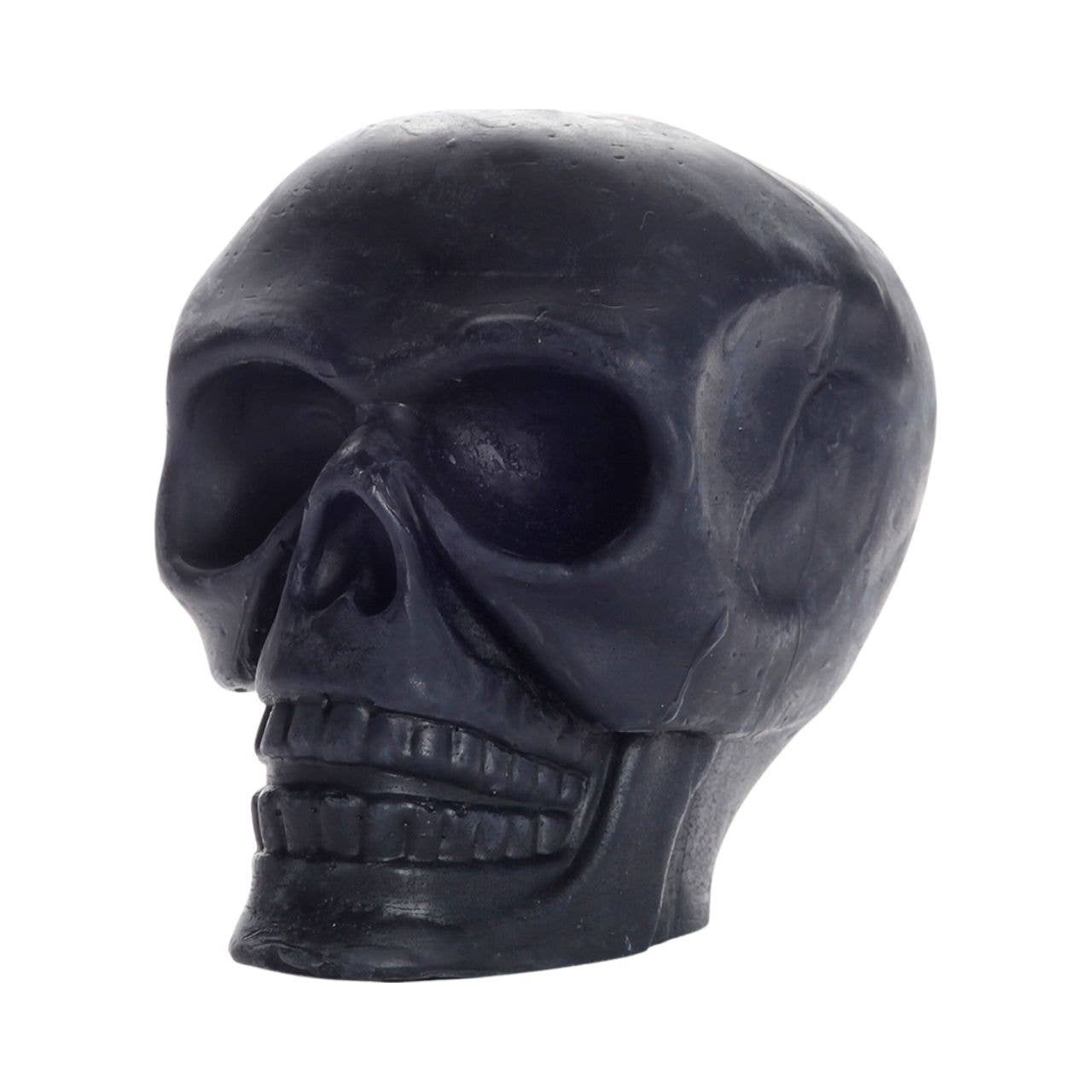 Sculpted Skull Candle – 100% Beeswax – Black
