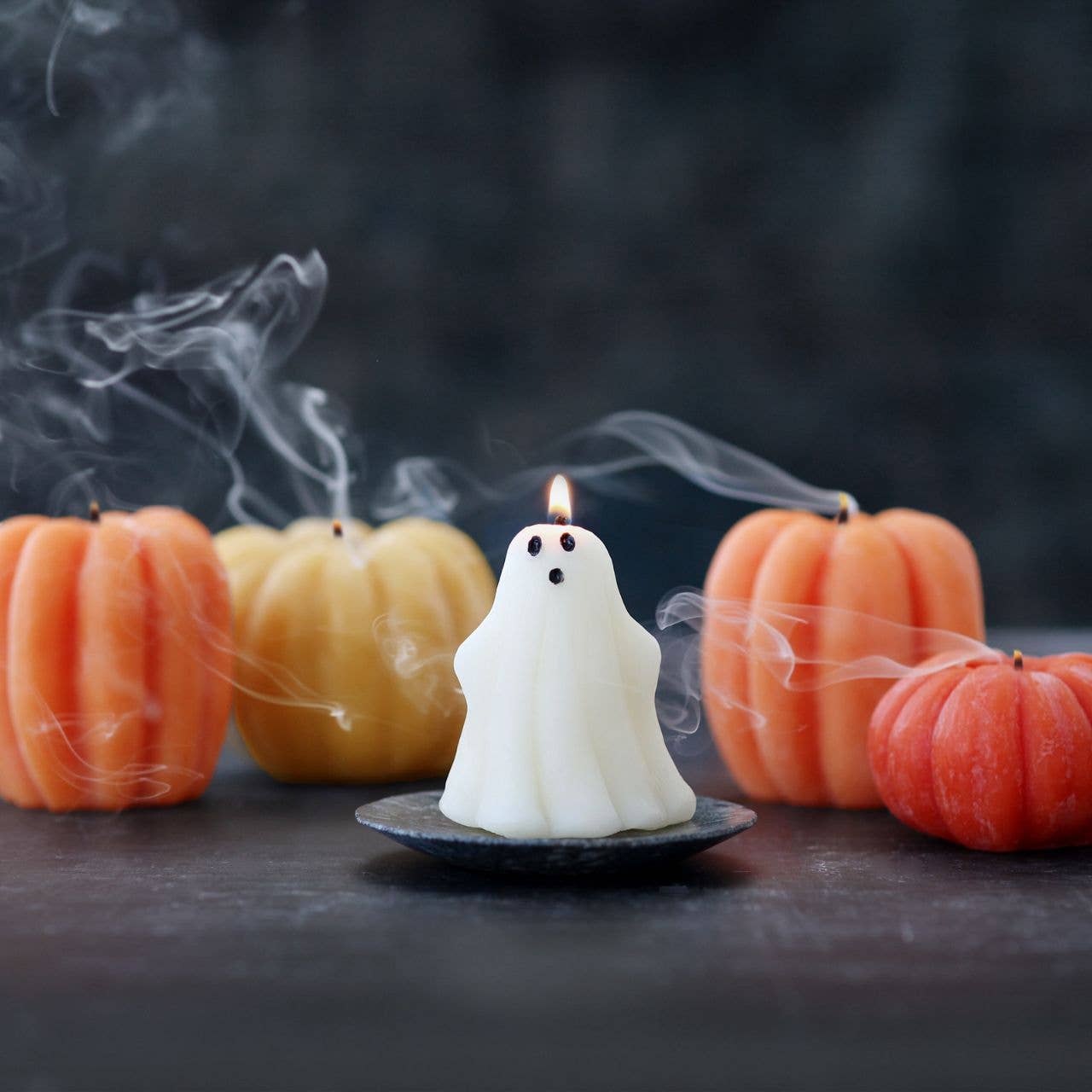 Ghost Candle – 100% Beeswax – Natural – 3” Handcrafted