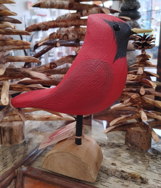 painted-cardinal-bird-decor