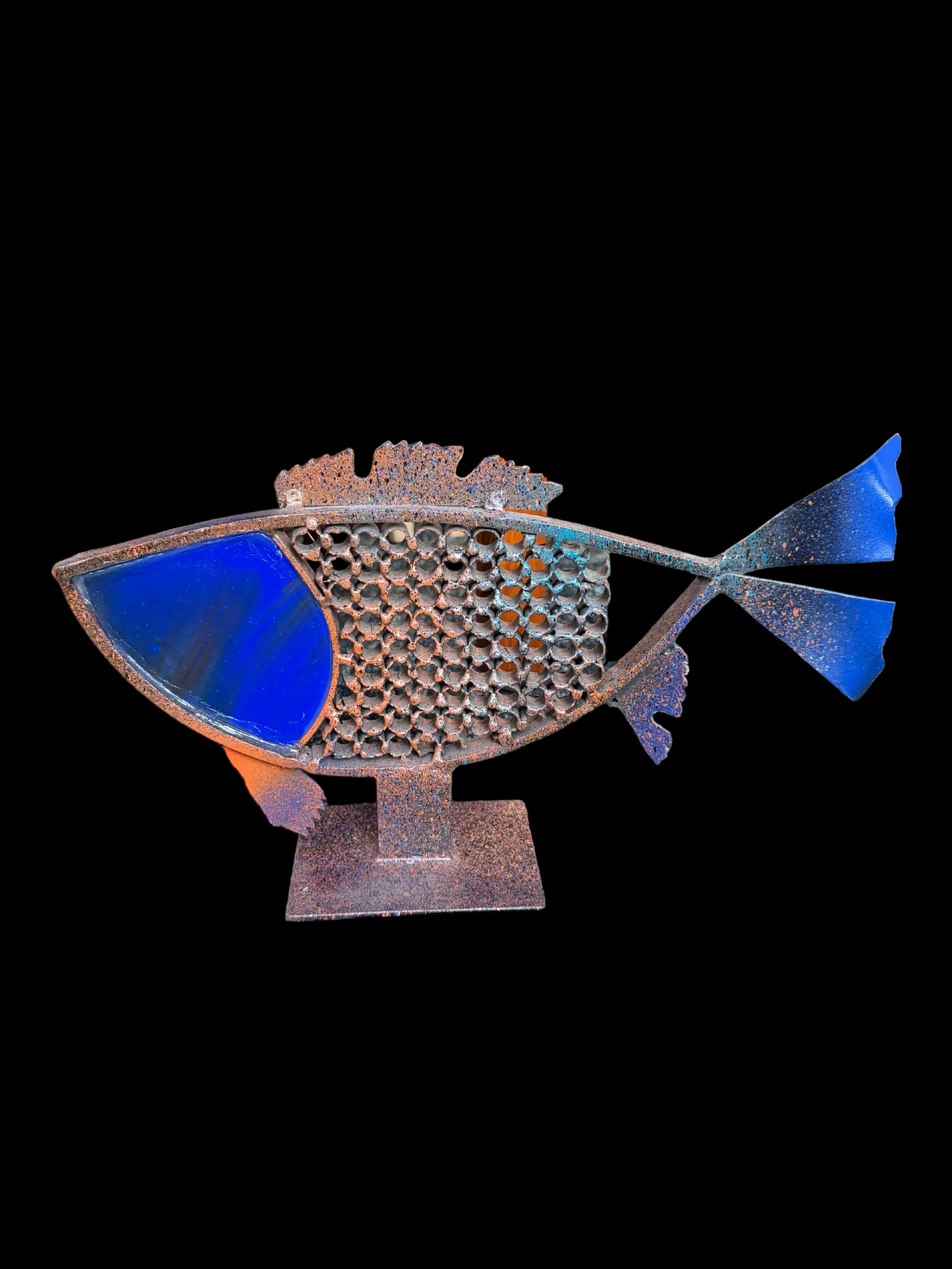 Steel and Glass Fish (Two Styles)