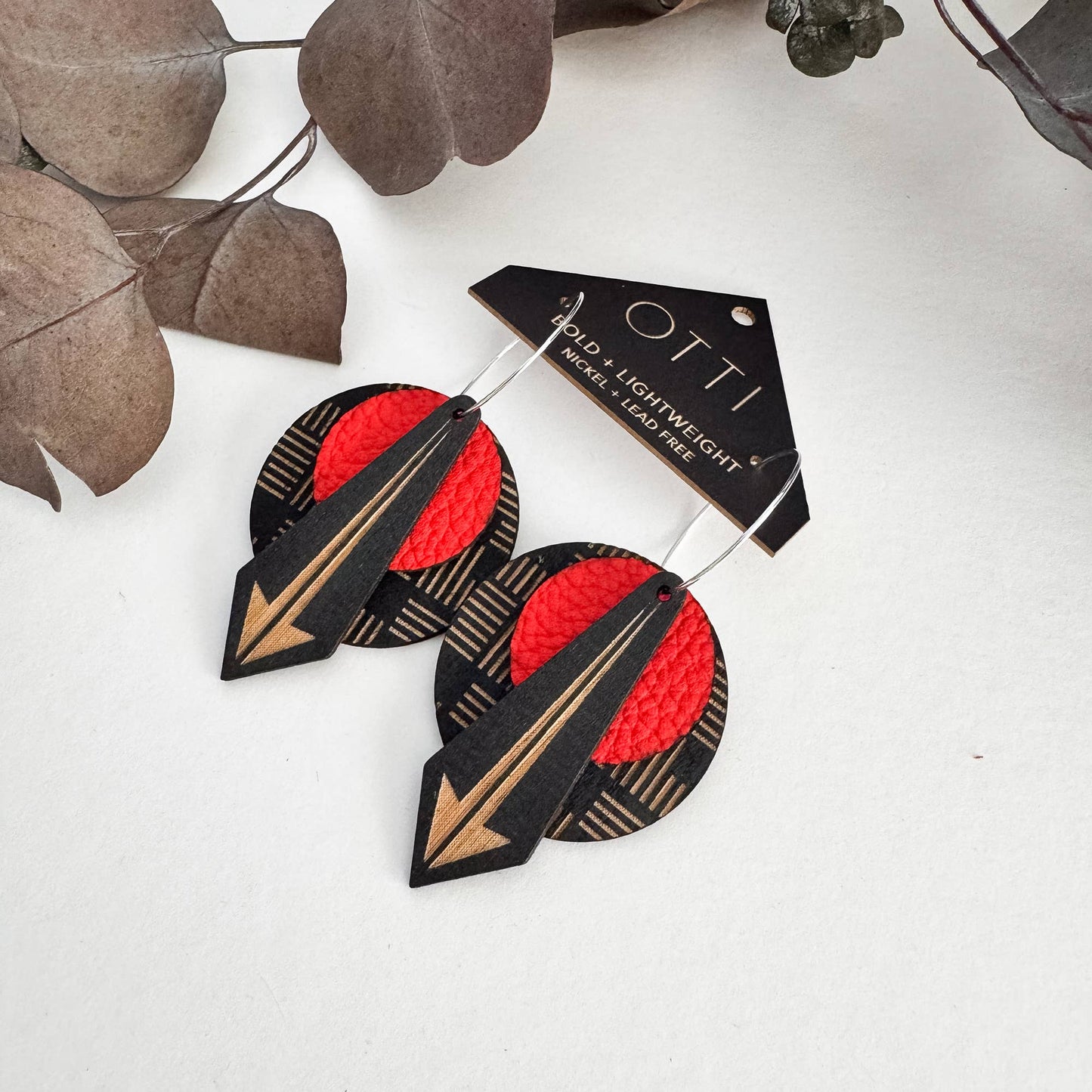 Architectural Leather+Birch Limited Spring: PAPRIKA: Wright Paprika / Basic Silver