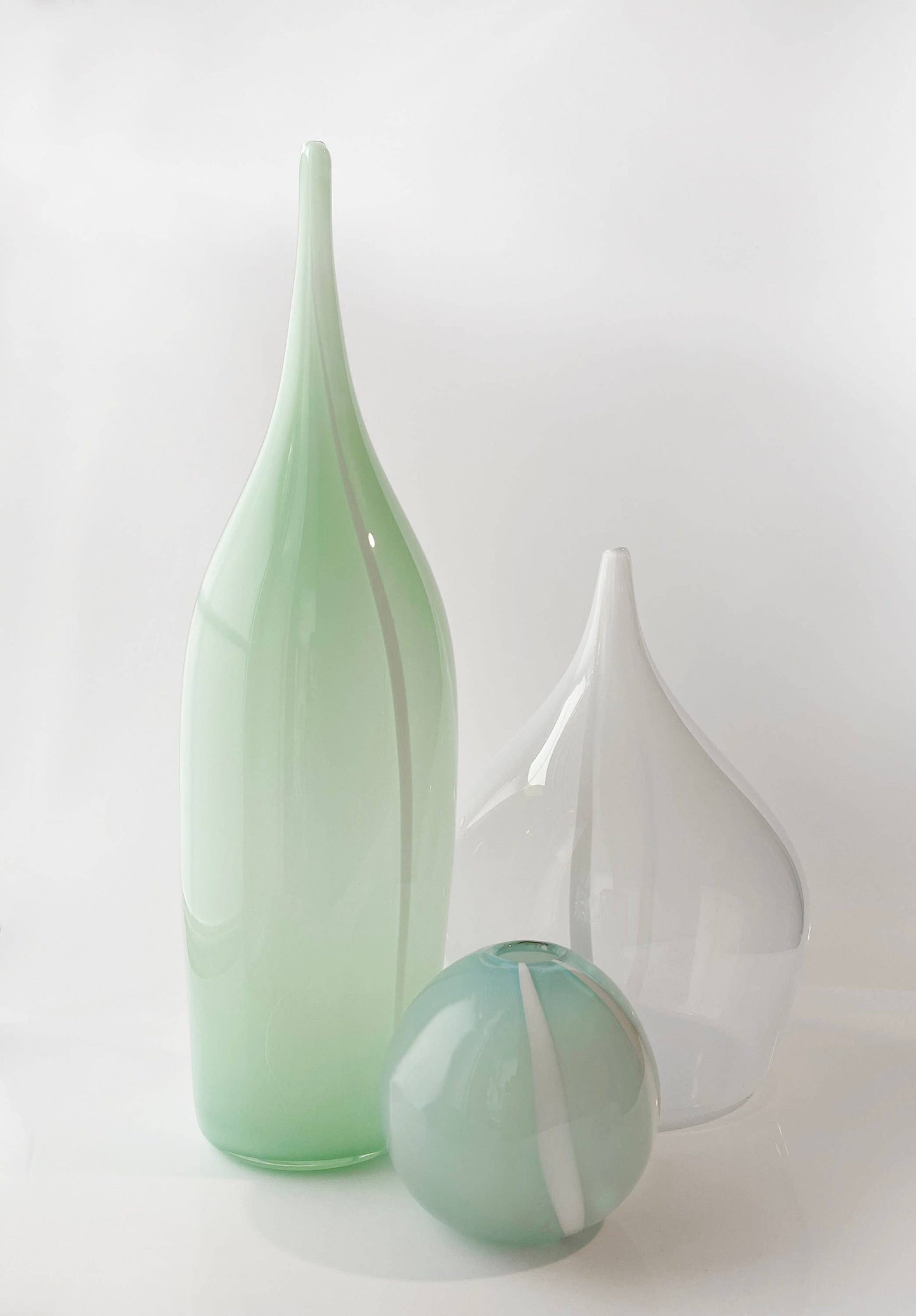 Breathe Bud Vase: Opal Blue