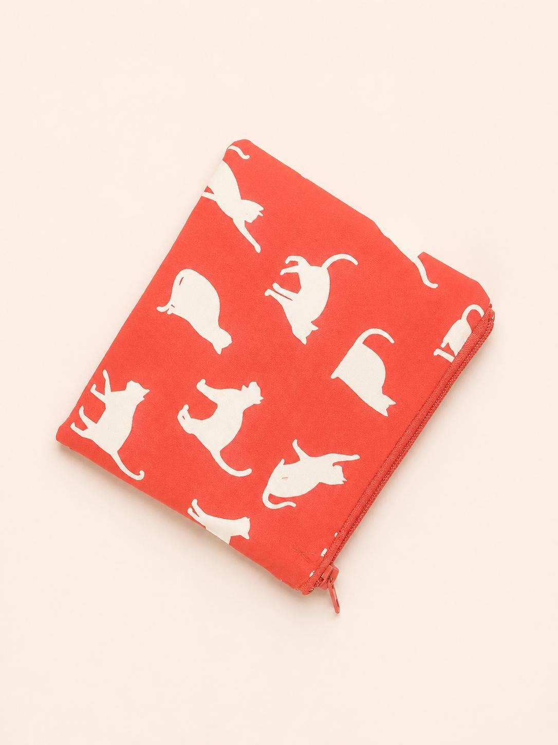 Multi-Functional Cat Fabric Zipper Pouch