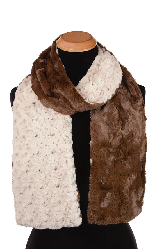Rosebud Faux Fur Scarf