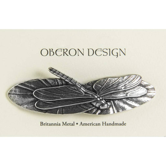 Hair Clip, Barrette, Dragonfly 80mm