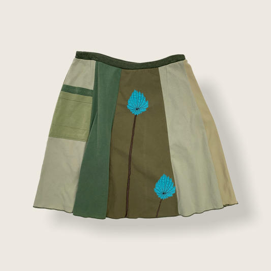Classic Applique Skirt-Mum: Greens