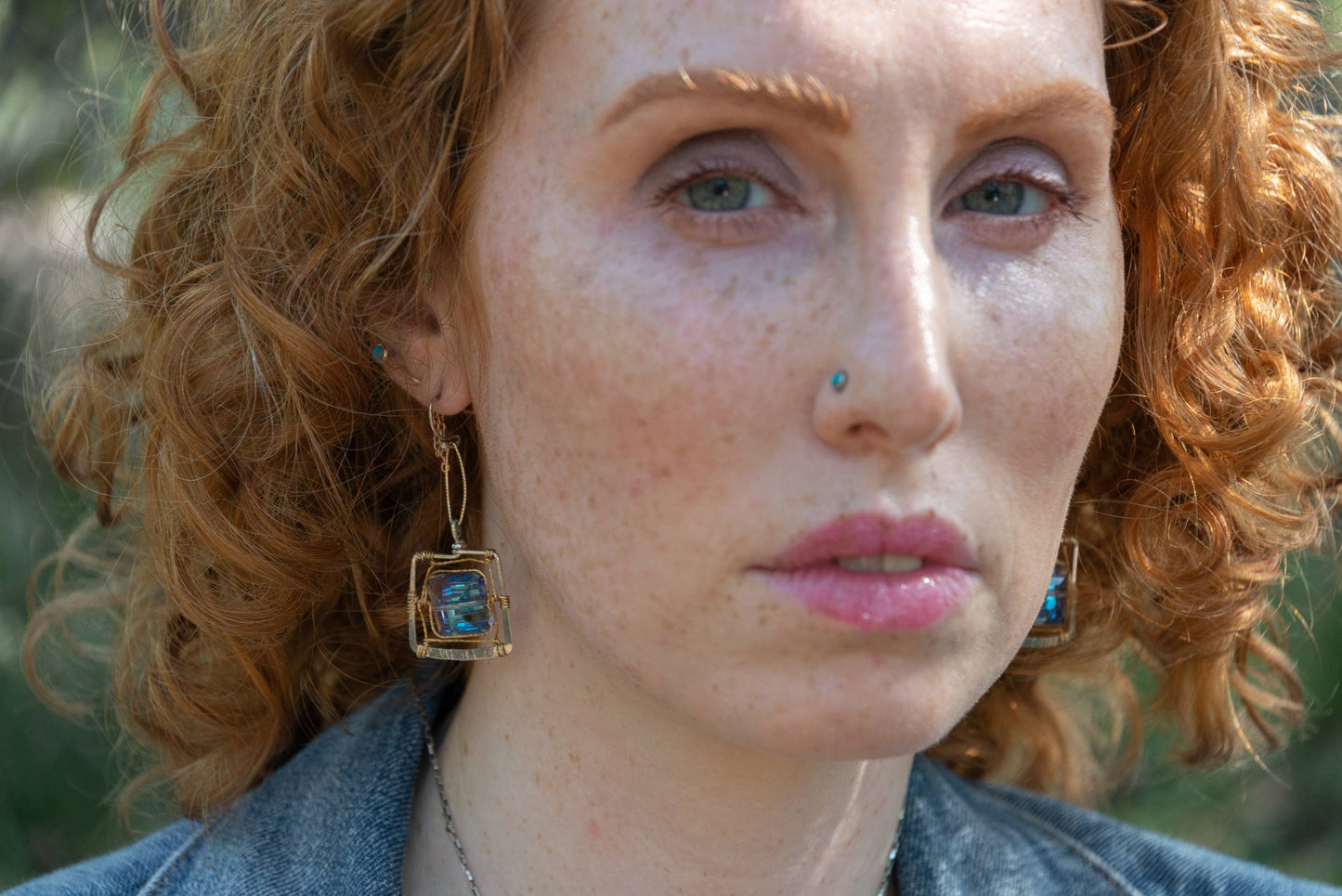 Crystal Tile Earrings E78644