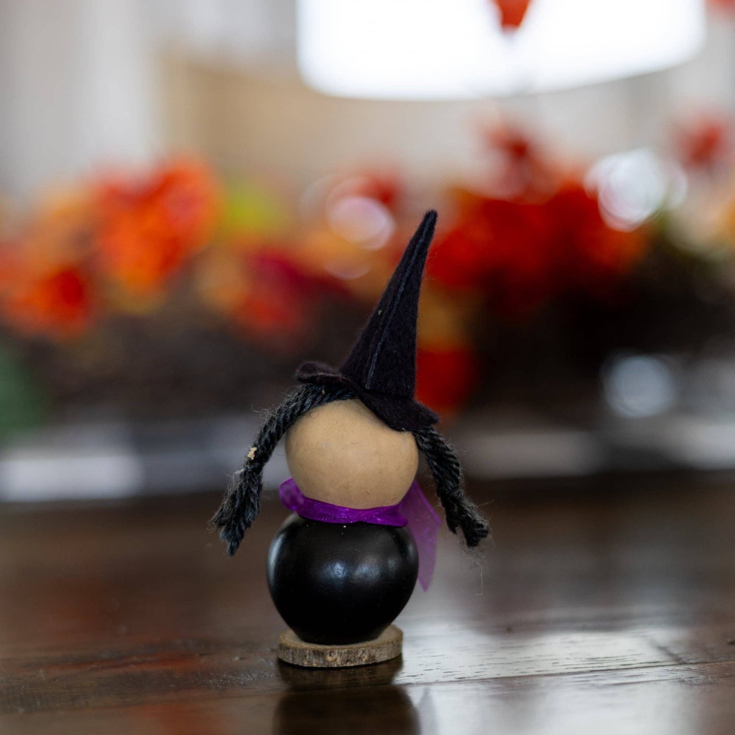 Hand-Crafted Witch Gourd - Lil Cora - Halloween Decor