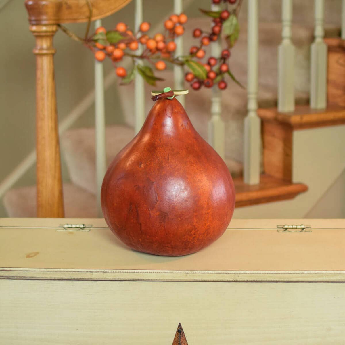 Jack-O-Lantern Gourd Large Candy Dish
