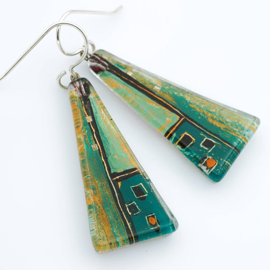 Grünhaus Earrings - Lg Triangles