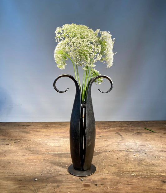 Steel Forged Pod Vase