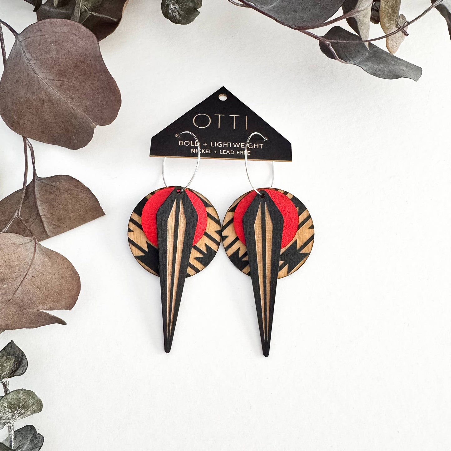 Architectural Leather+Birch Limited Spring: PAPRIKA: Wright Paprika / Basic Silver