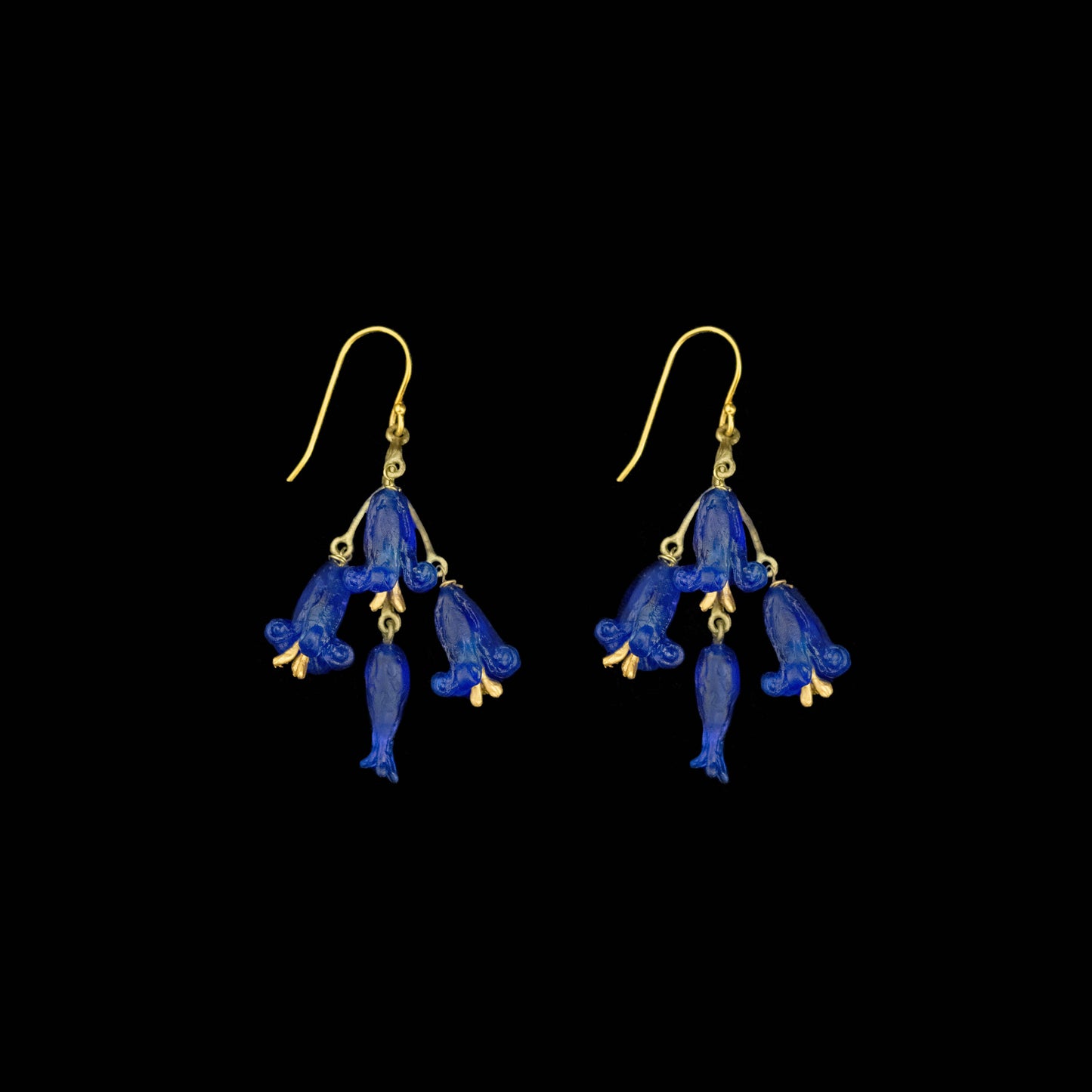 English Bluebells Statement Wire Earrings