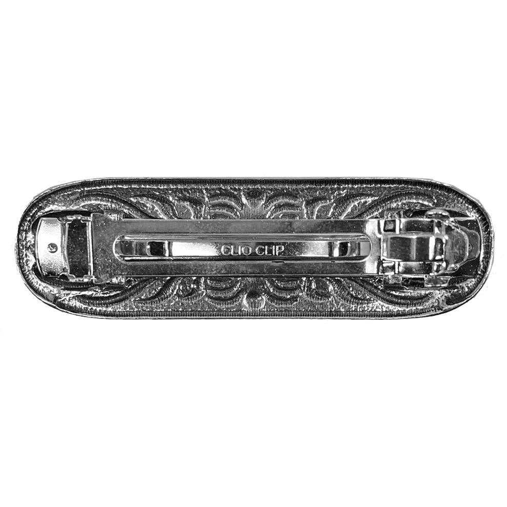 Hair Clip,  Barrette, Scroll 80mm