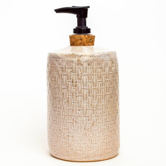 Strawberry Pattern Handmade Lotion / Soap Dispenser