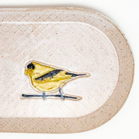 Goldfinch Design Handmade, in Ohio, Stoneware Platter 10"