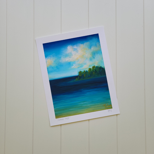 "Summer Haze" Art Print: 8x10