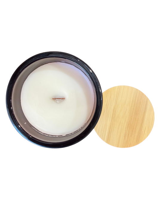 Amber Sunset Wood Wick Candle