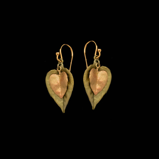 Sweet Potato Vine Wire Earrings