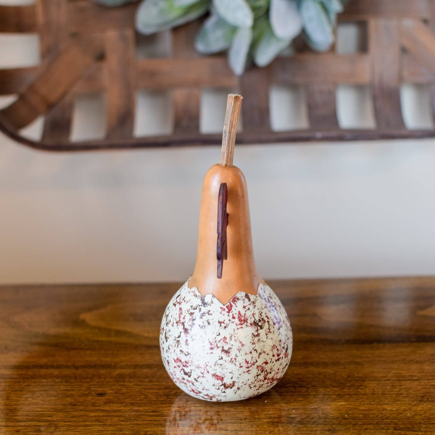 Hand-Crafted Gourd - Hattie Hen - Extra Small