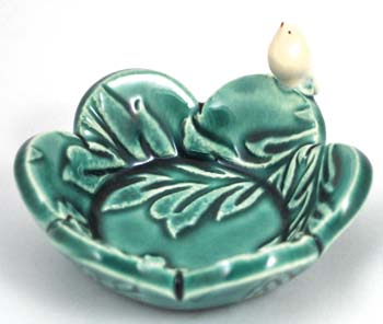 Mini Trinket Bird Bowl - Emerald