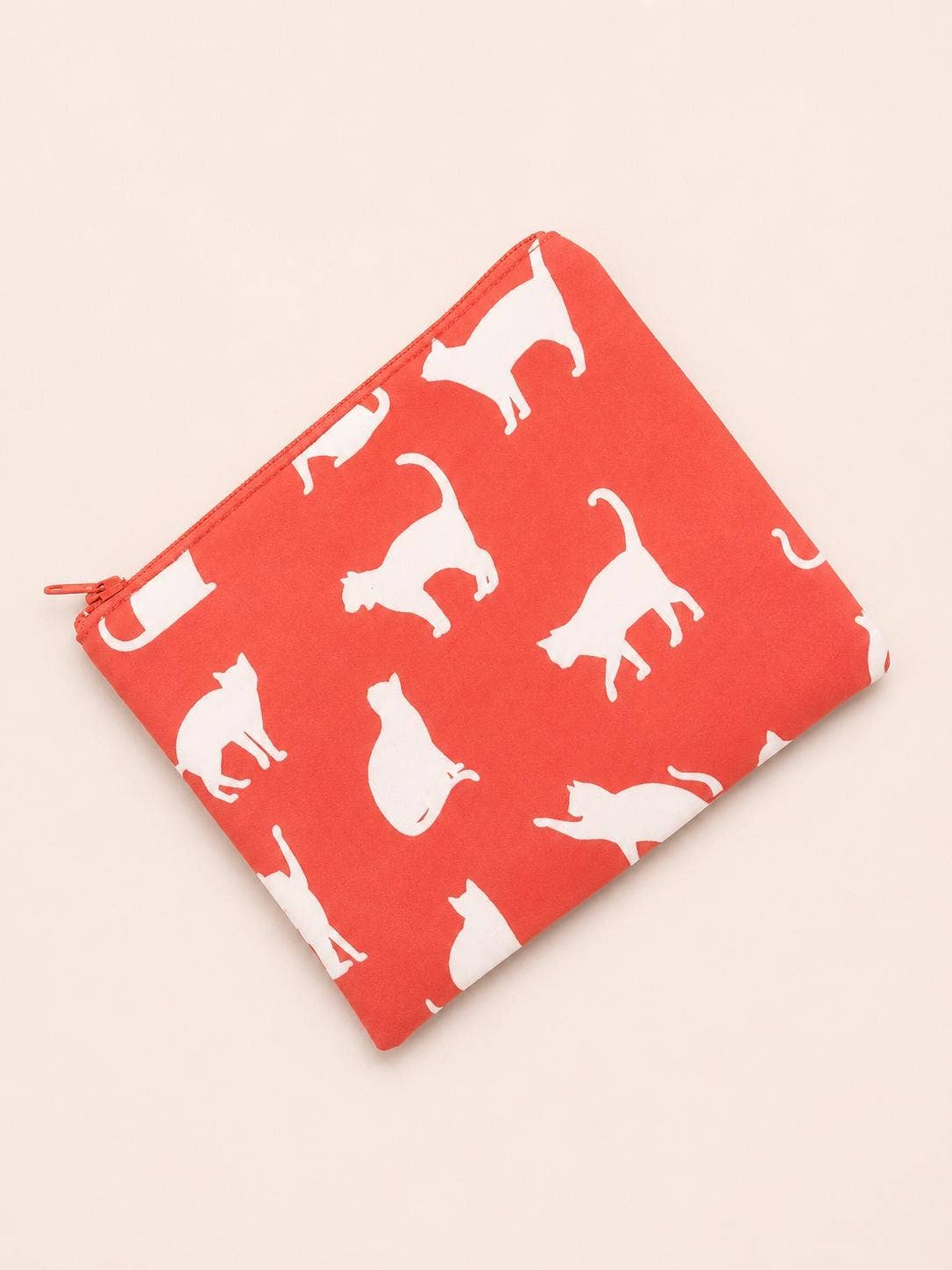 Multi-Functional Cat Fabric Zipper Pouch