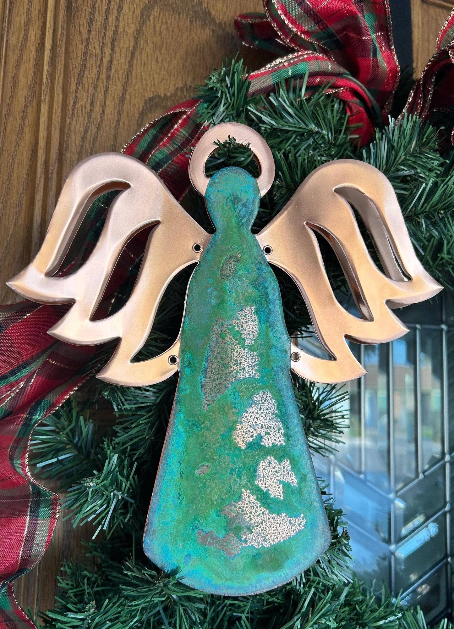Angel Copper Christmas Tree Topper