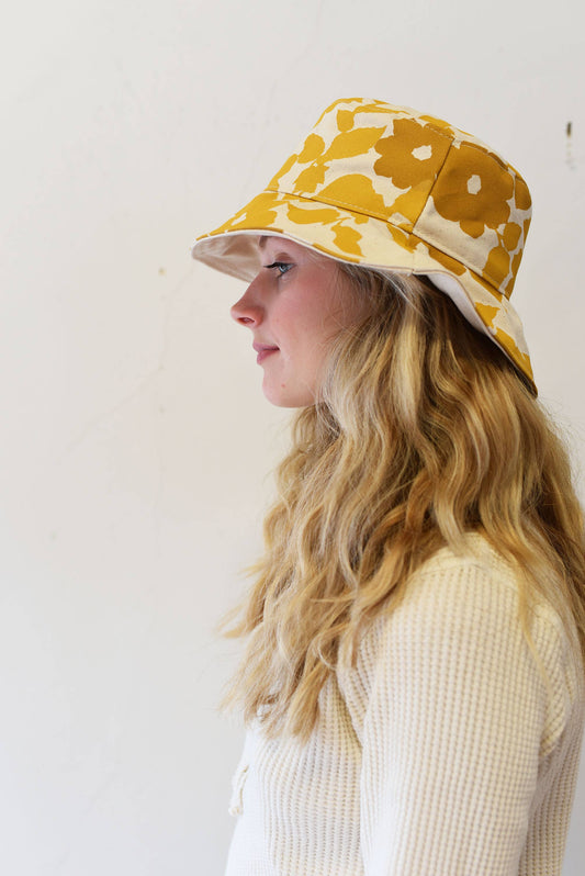 Yolk + Mustard Anita Bucket Hat: Large