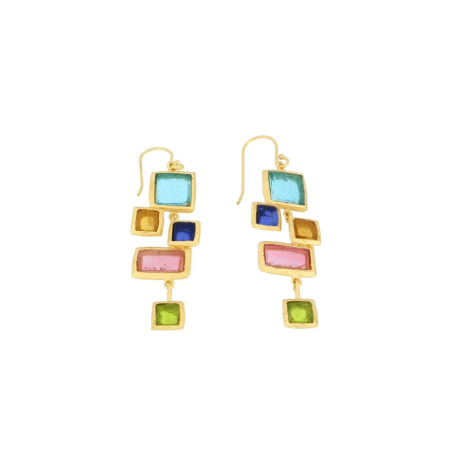 Mosaic Wire Earrings