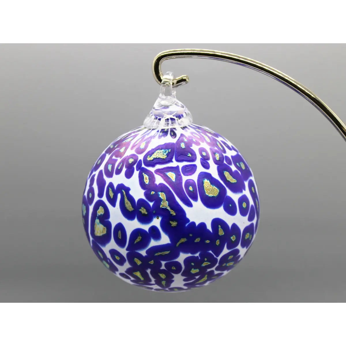 Dapple Ornament - White, Blue & Silver