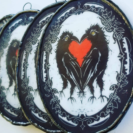 Crows | Glass Art