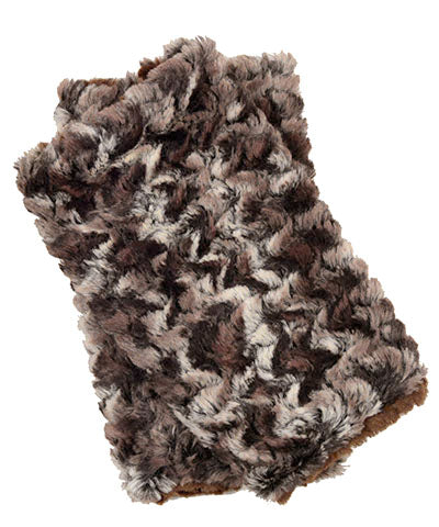 Luxury Faux Fur Fingerless Reversible Gloves